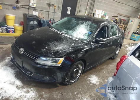 2012 Volkswagen Jetta 2.0L Tdi из США, поврежденный, VIN 3VWLL7AJ8CM365447